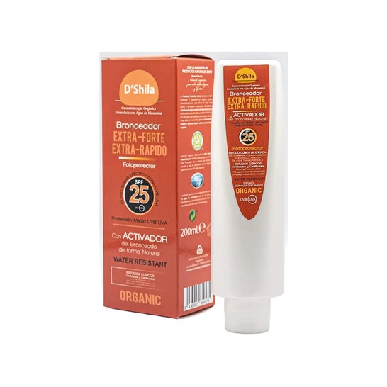 D'Shila Bronceador Extra-Rápido Spf25 100 ml