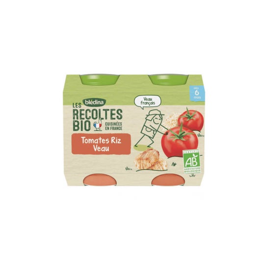 Gallia Pot Orgánico Tomate Arroz Ternera Arroz