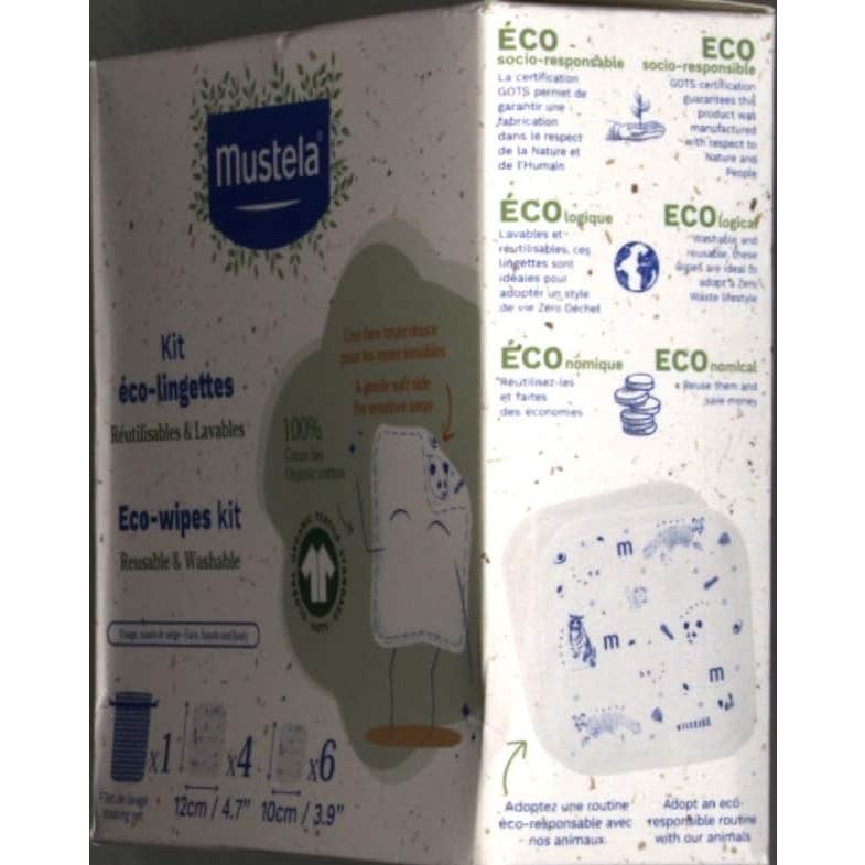 Mustela Eco Kit Toallas Lavables y Reutilizables 10uds