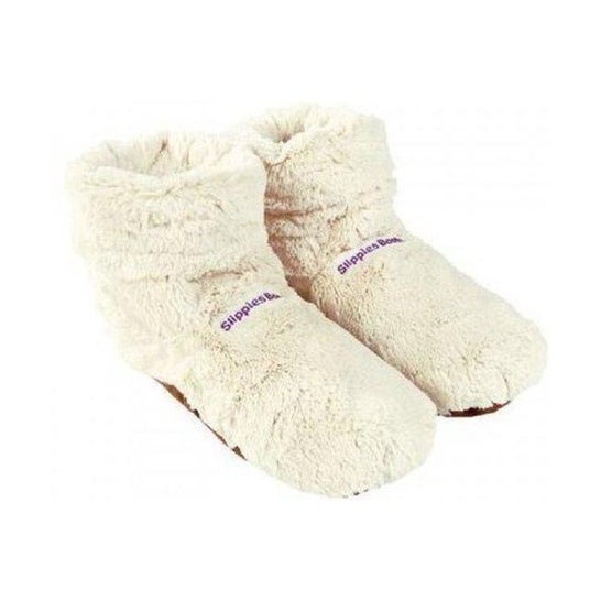 Warmies Slippies Pantuflas Térmicas Beige Talla M 1 Par