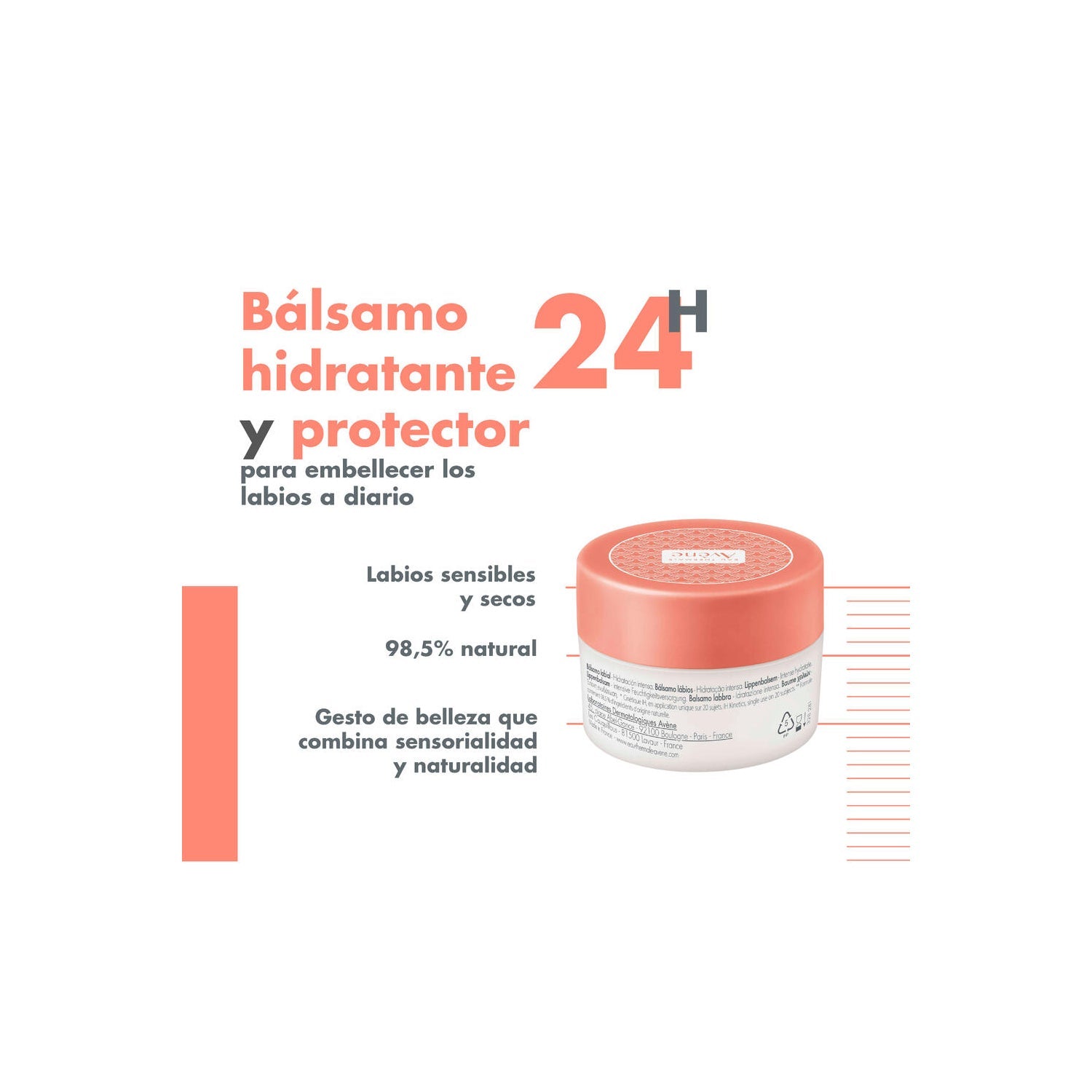 Avène Bálsamo Hidratación Intensa 24h 10ml