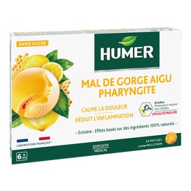 Humer Pharyngite Miel Limón 20 caps