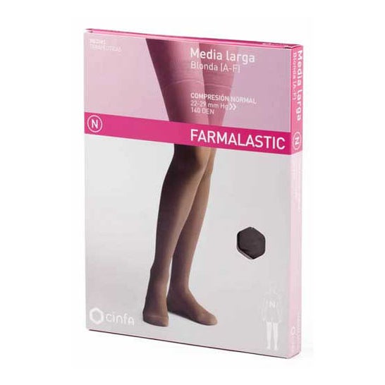 Farmalastic Media Larga blonda (A-F) comp. normal T-reina plus capuchino 11 par