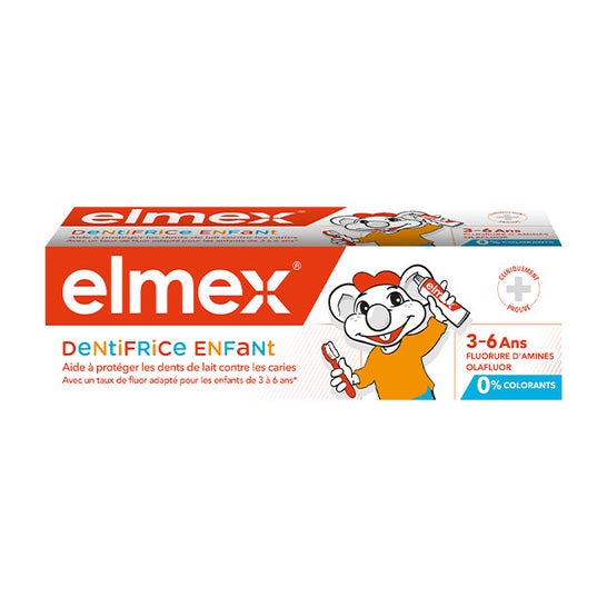 Elmex Dentífrico Anticaries para Bebés de 3 a 6 Años 50 ml