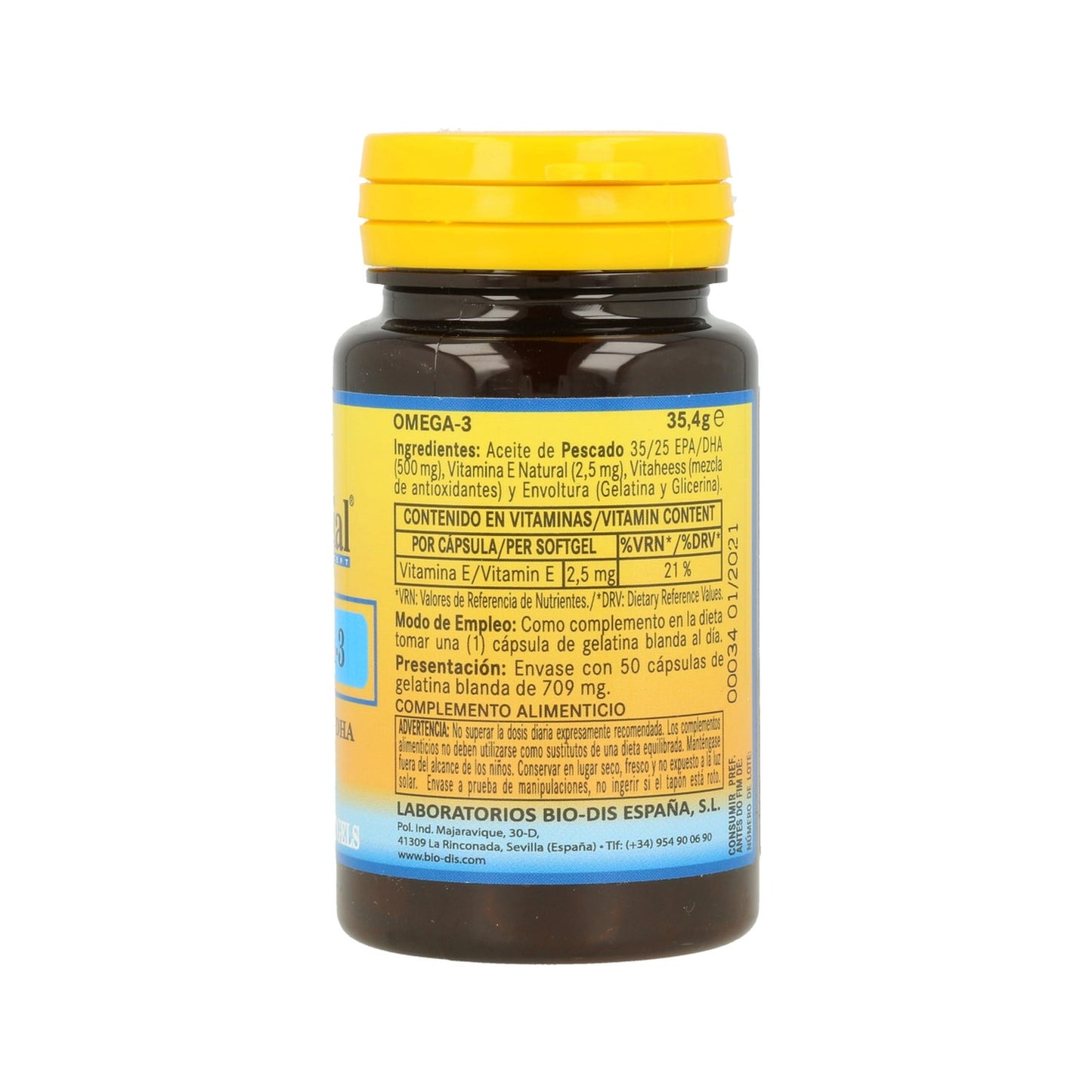 Nature Essential Omega-3 35%-25% 500 Mg 50 Perlas