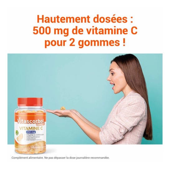 Vitascorbol Vitamine C 250 mg 45gummies