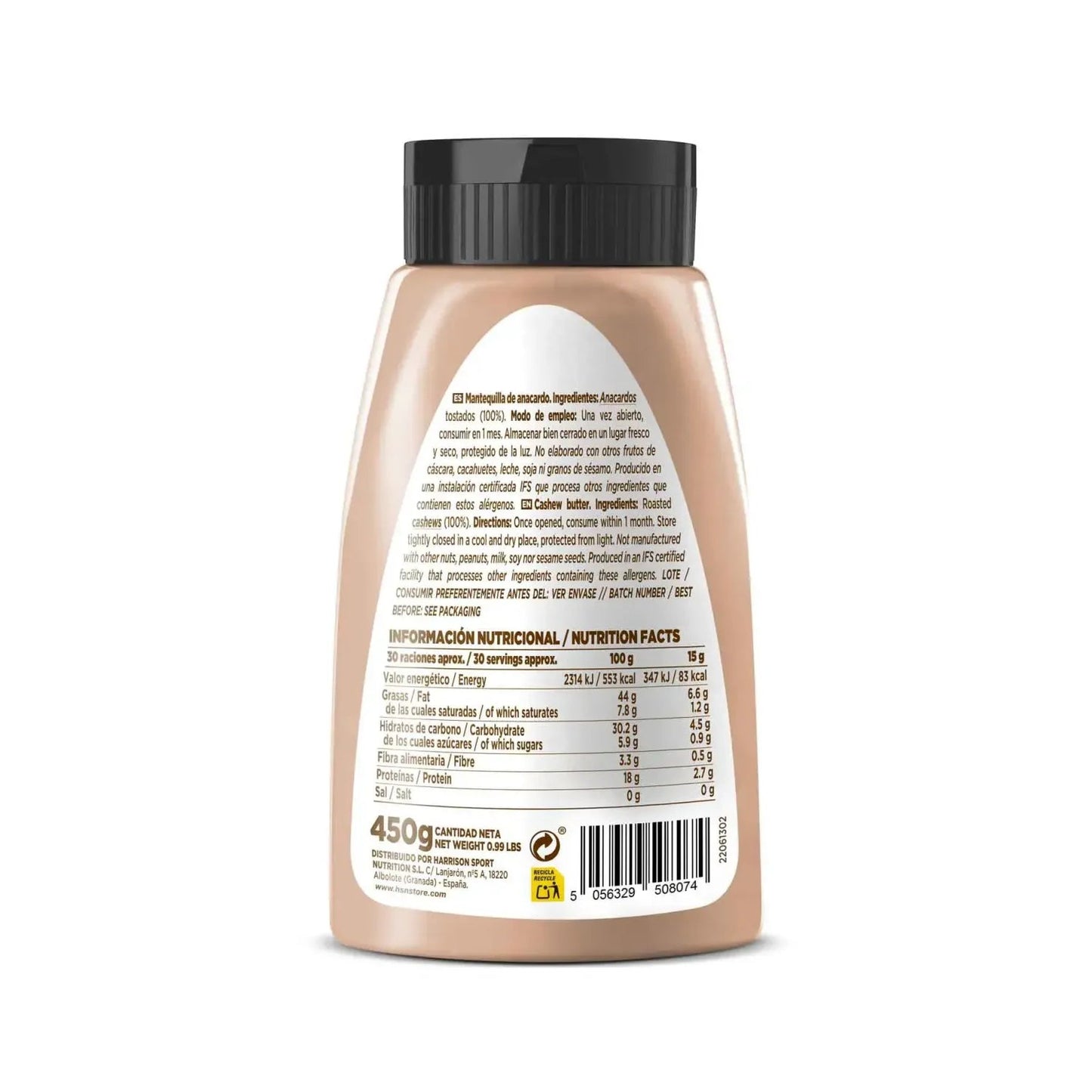 HSN Crema Extra Cremosa de Anacardo 450 g