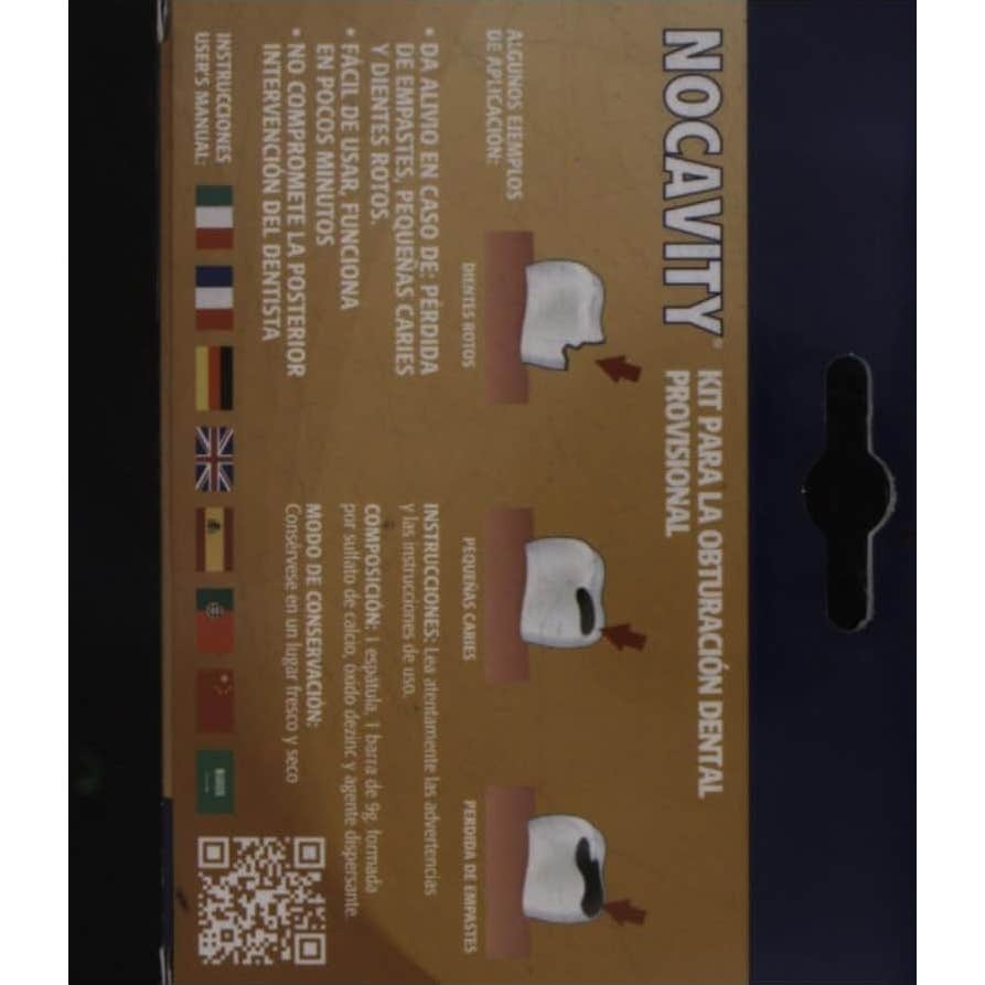 Nocavity Kit Obturación Dental Provisional