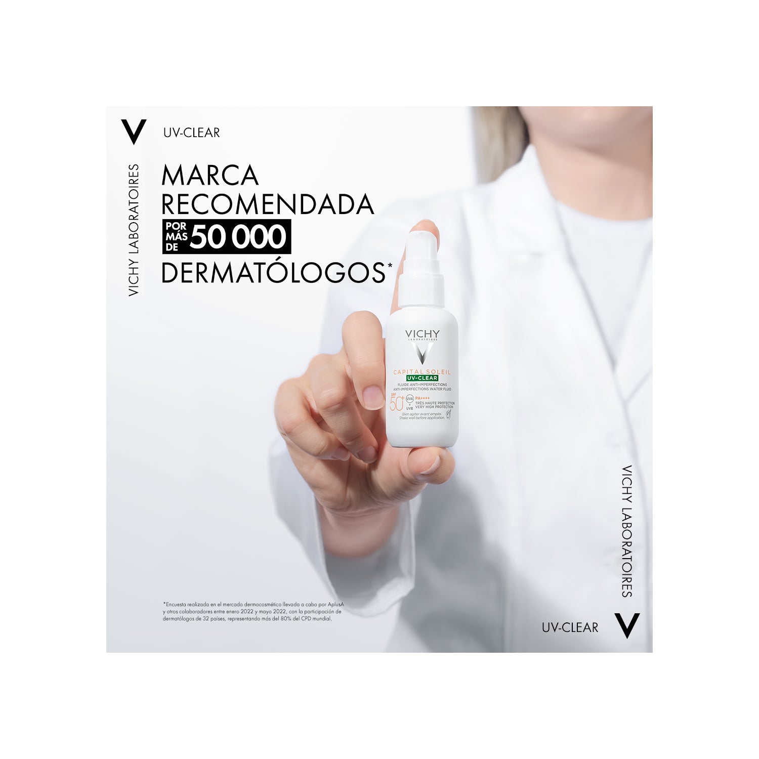 Vichy Capital Soleil UV-Clear Fluido Anti-imperfecciones SPF50+ 40ml