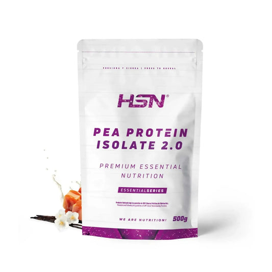 HSN Proteína de Guisante Aislada 2.0 Vainilla y Caramelo 500g
