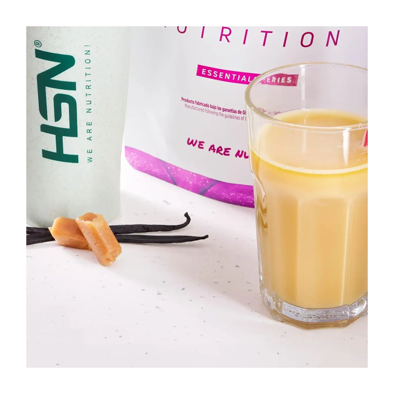 HSN Proteína de Guisante Aislada 2.0 Vainilla y Caramelo 500g