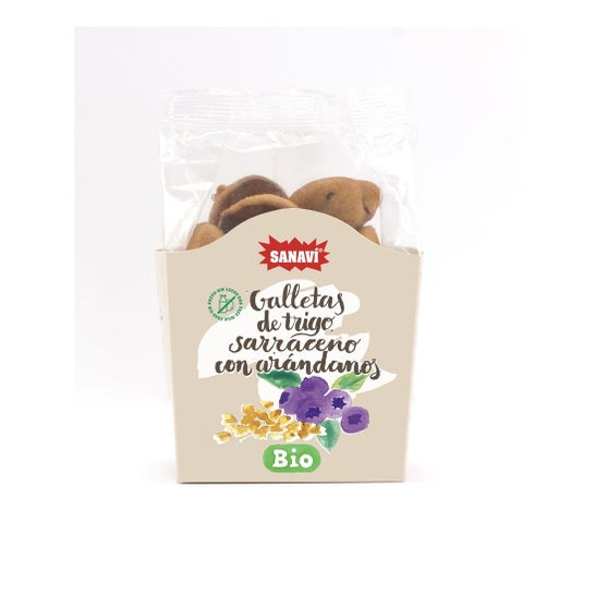 Sanavi Galleta Sarraceno Arándanos 150g