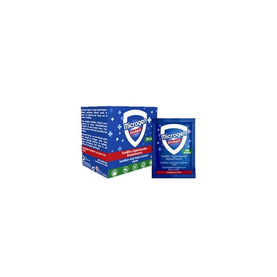 Microgen Toallitas Desinfectantes 70% Alcohol 25uds
