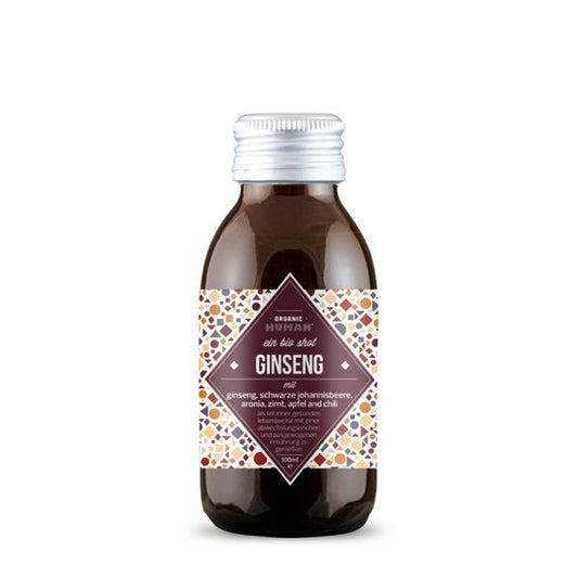 Organic Human Shots Ginseng Bio 100ml