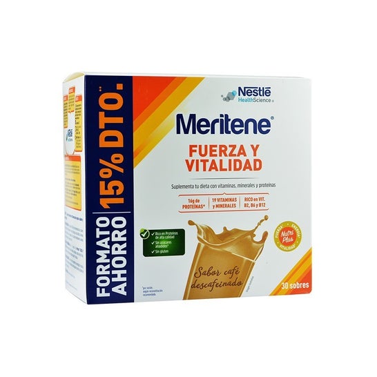 Nestlé Meritene® Fuerza y Vitalidad Sabor Café 30sobres