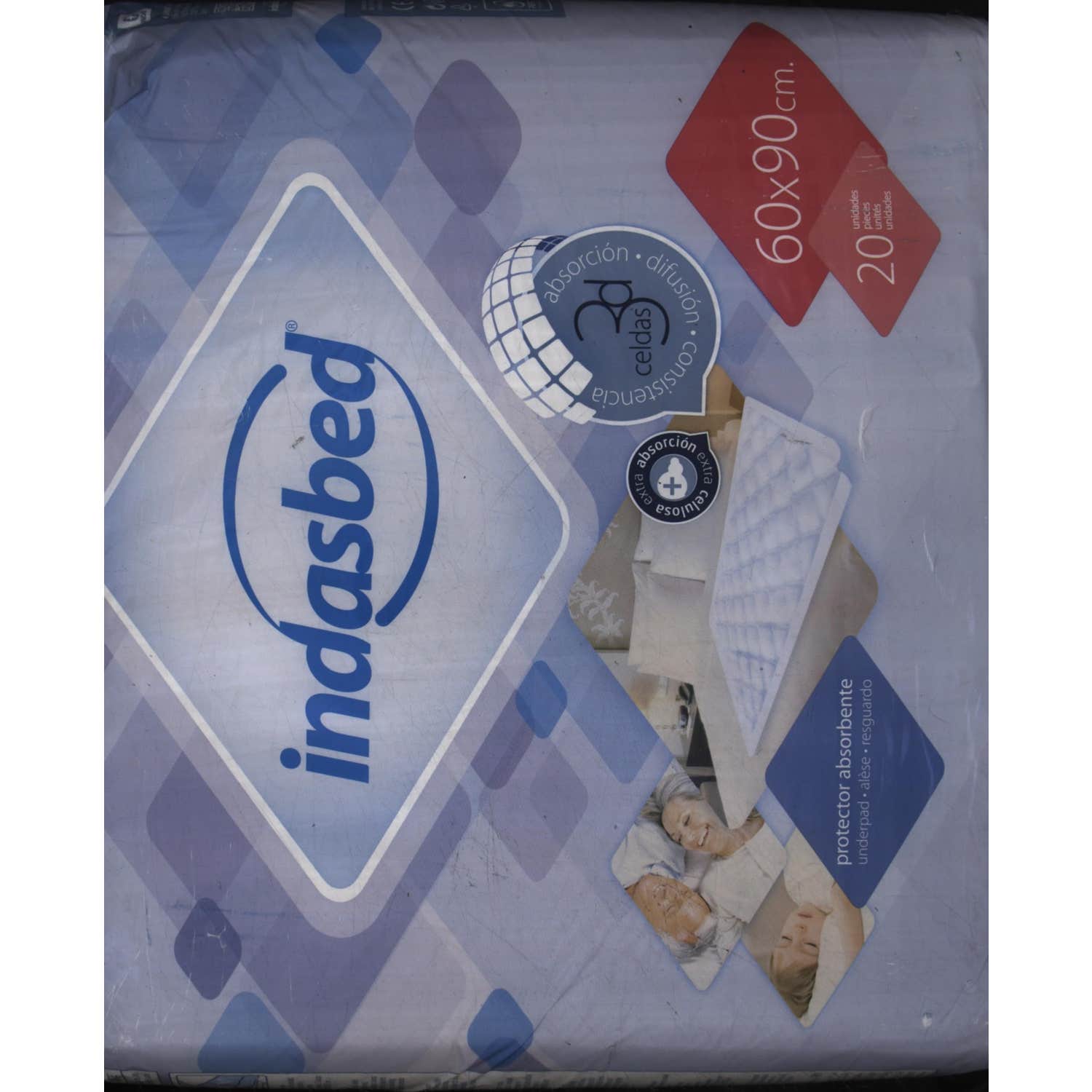 Indasec Protector Absorbente 60X90 Cm 20uds