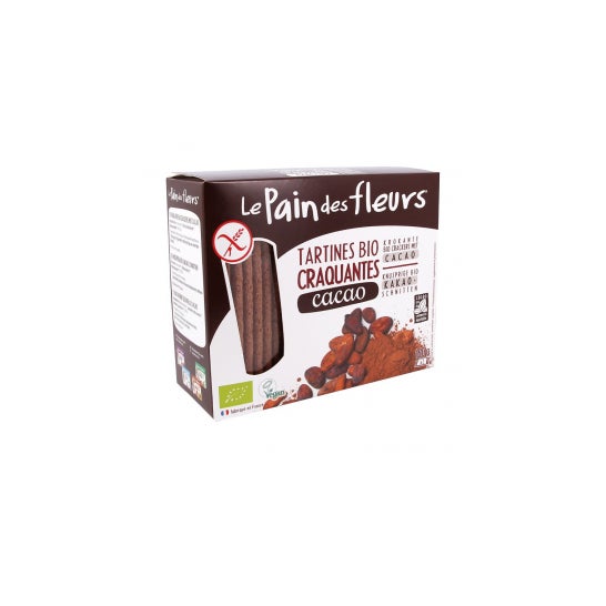Le Pain des Fleurs Tartines Craquantes Bio au Cacao 160 g