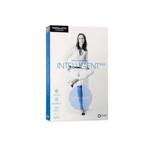 Farmalastic Intelligent+ Media Larga Normal Antracita T3 1 par