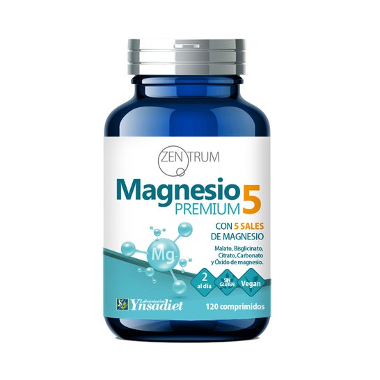 Zentrum Magnesio Premium 5 Sales de Magnesio 120caps