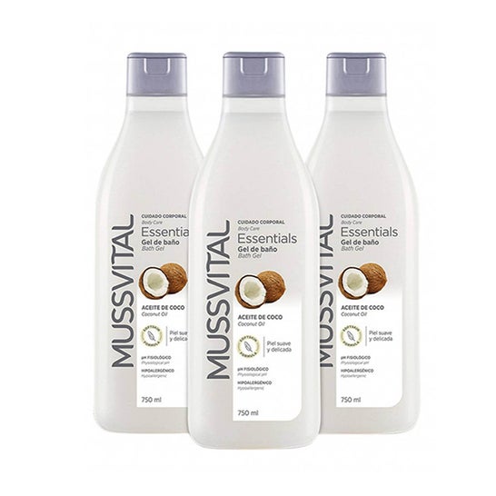 Mussvital Pack Geles Coco 3x750 ml