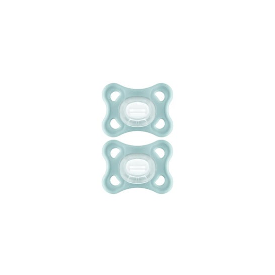 Mam Comfort Chupete Silicona 3-12 Meses Verde 2 uds