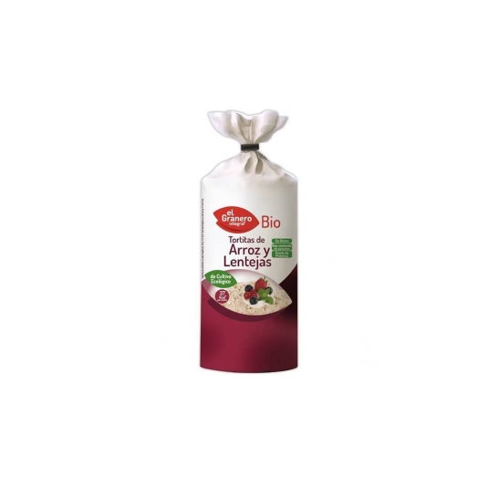 Granero Alimentacion Tortitas Arroz Lentejas Bio 115g
