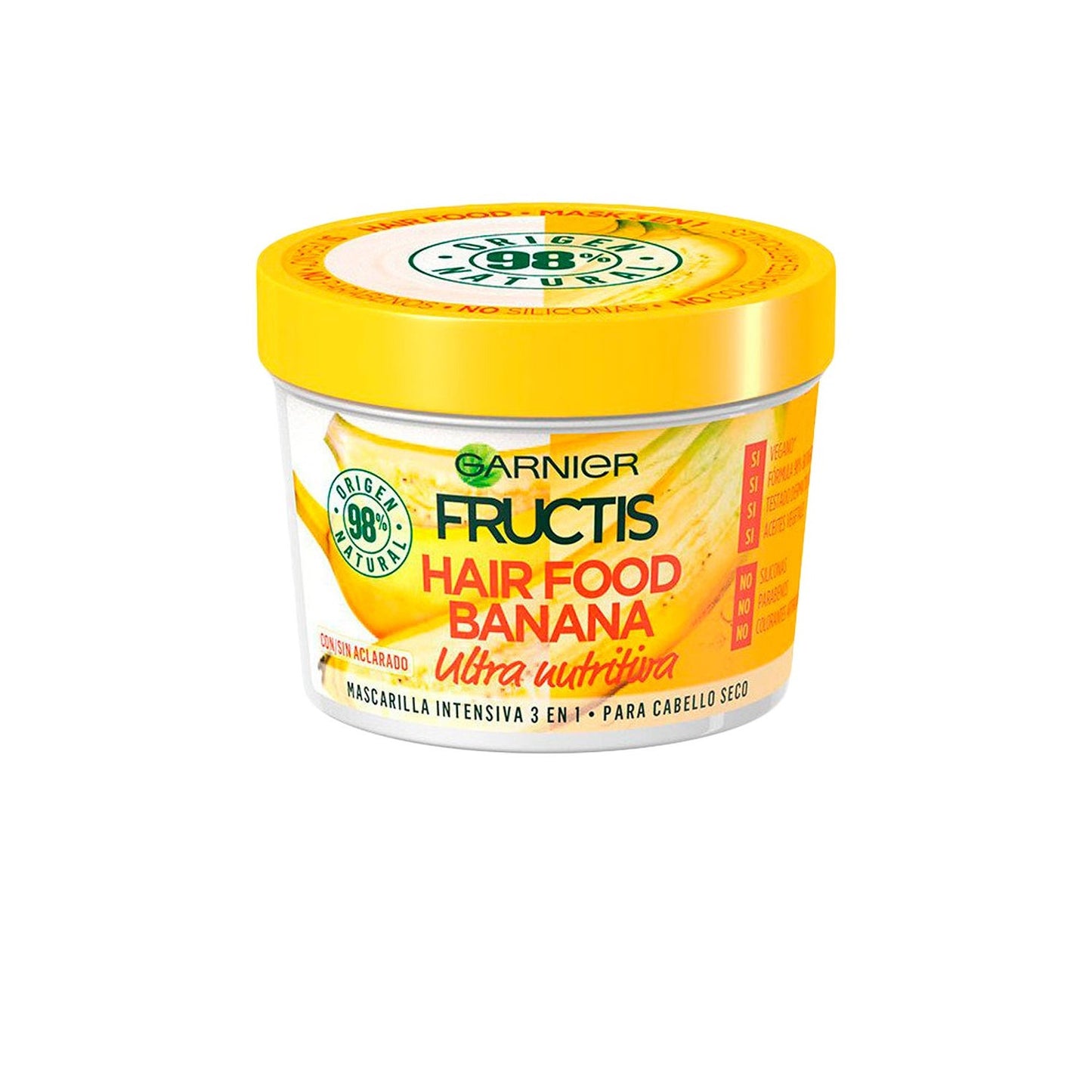 Garnier Mascarilla Ultra Nutritiva Fructis Hair Food Banana 390ml