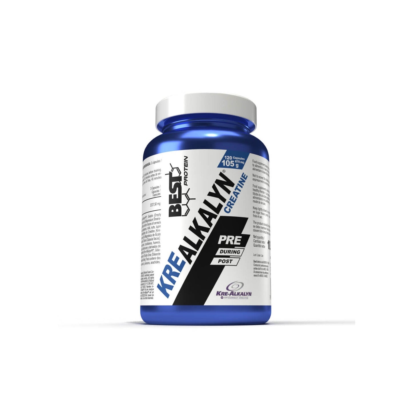 Best Protein Kre Alkalyn 875 mg 120 caps