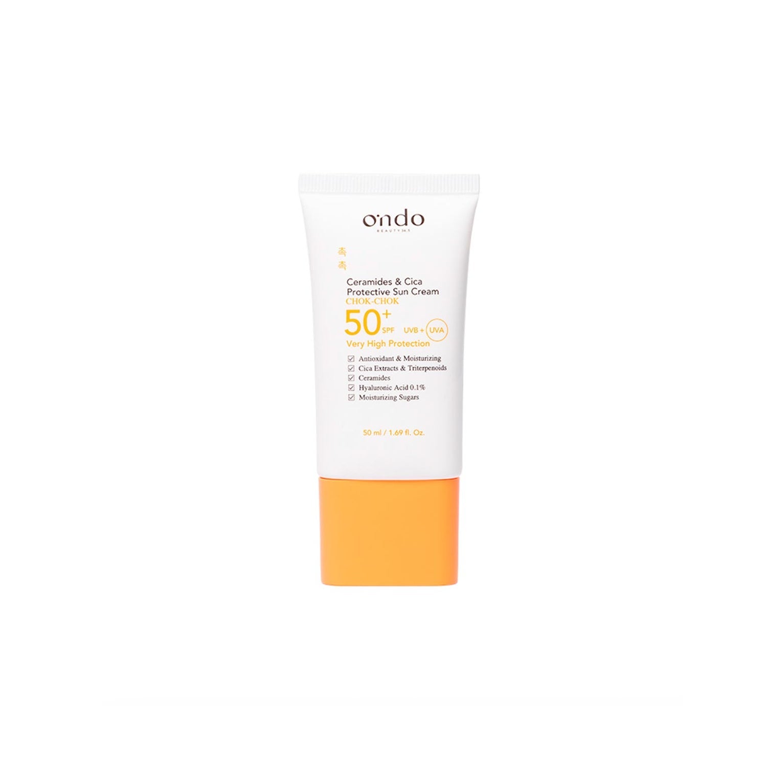Ondo Beauty Ceramide & Cica Protective Sun Cream 50ml