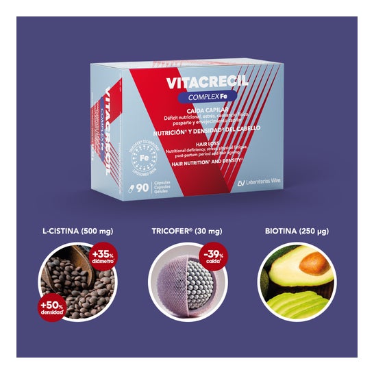 Vitacrecil Complex Fe 90 caps
