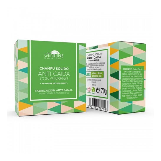 Genuine Champú Sólido Anticaída 60 g