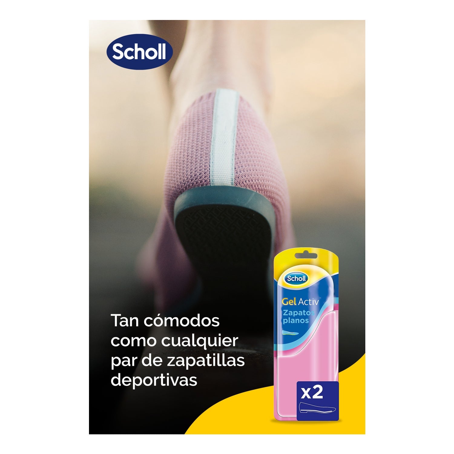 Scholl Gel Activ Zapato Plano 1 par