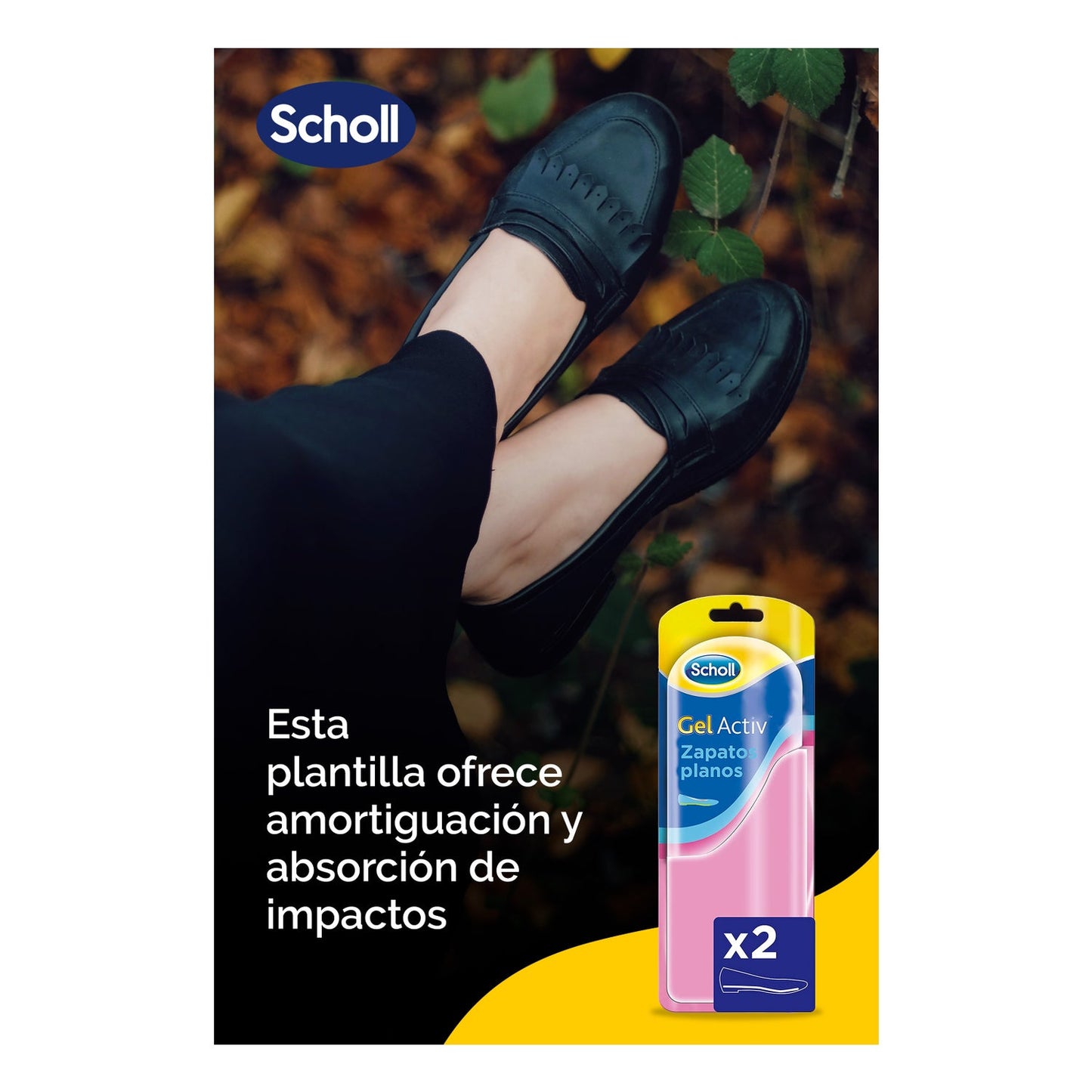 Scholl Gel Activ Zapato Plano 1 par