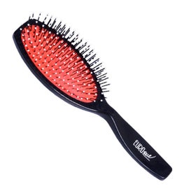 Eurostil Cepillo Fuelle Púa Nylon Bola grande Negro 1 ud