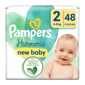 Pampers Pañales Harmonie T2 4-8kg 48uds