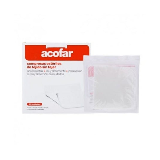 Acofar Compresas Estériles de Tejido sin Tejer 10x10cm 50uds