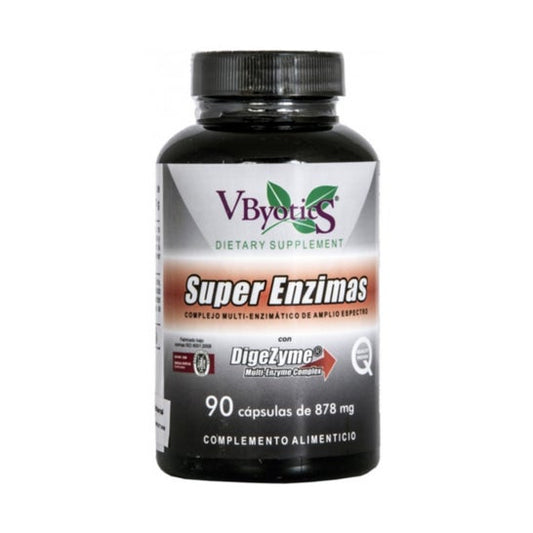 Vbyotics Super Enzimas Vegetales 868 mg 90 caps