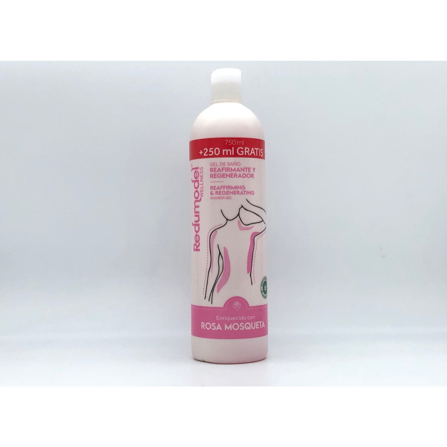 Redumodel Wellness Gel de Baño Reafirmante y Regenerador Rosa Mosqueta 1L