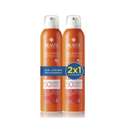 Rilastil Sunlaude Spray Transparente SPF50+ 200ml + 2x200ml