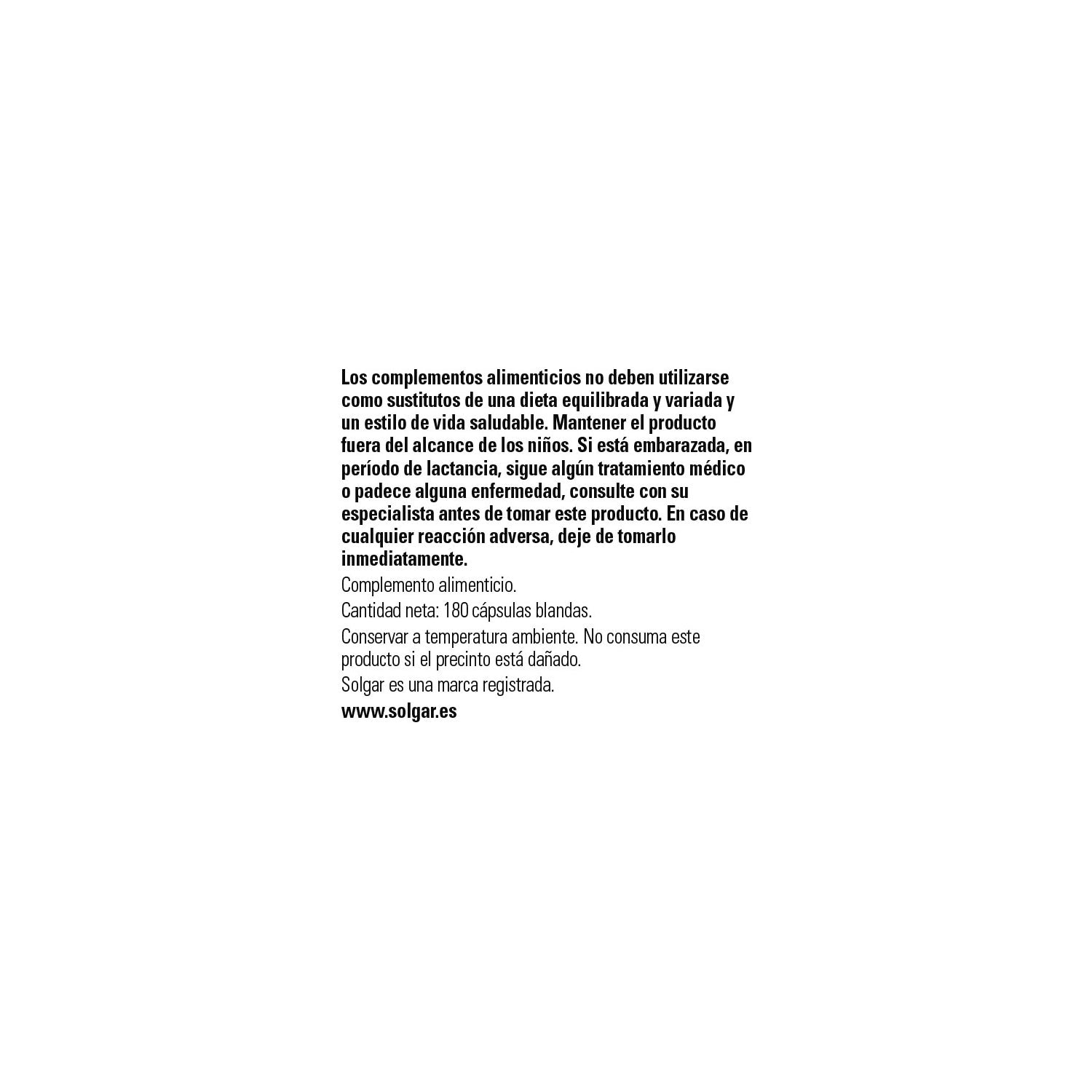 Solgar Aceite de Prímula de Rosa 500 mg 180 Perlas