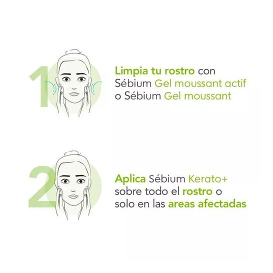 Bioderma Sébium Kerato+ Gel-Crema Anti-Imperfecciones 30ml