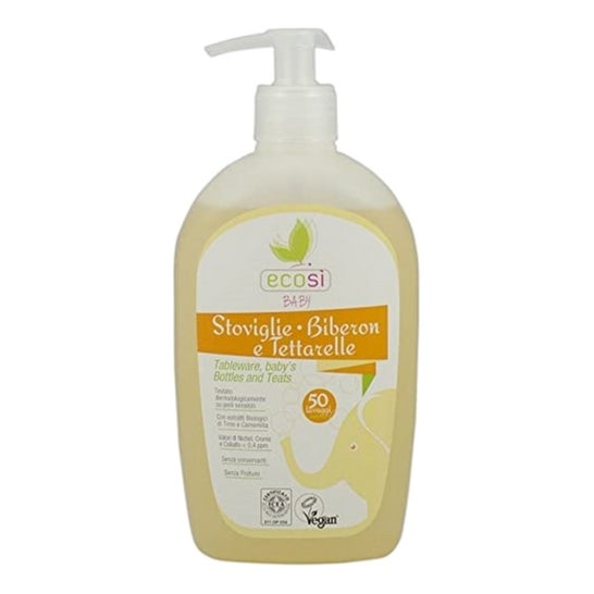 Pierpaoli Ecosi Baby Detergente Vajilla Biberón Tetina 500ml