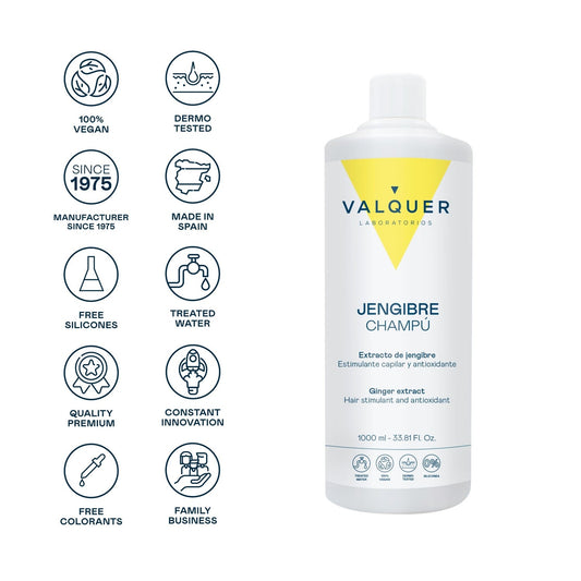 Valquer Champu Jengibre Ginger Strong 1000 ml