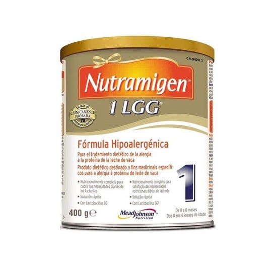 Nutramigen 1 LGG Fórmula Hipoalergénica 400g