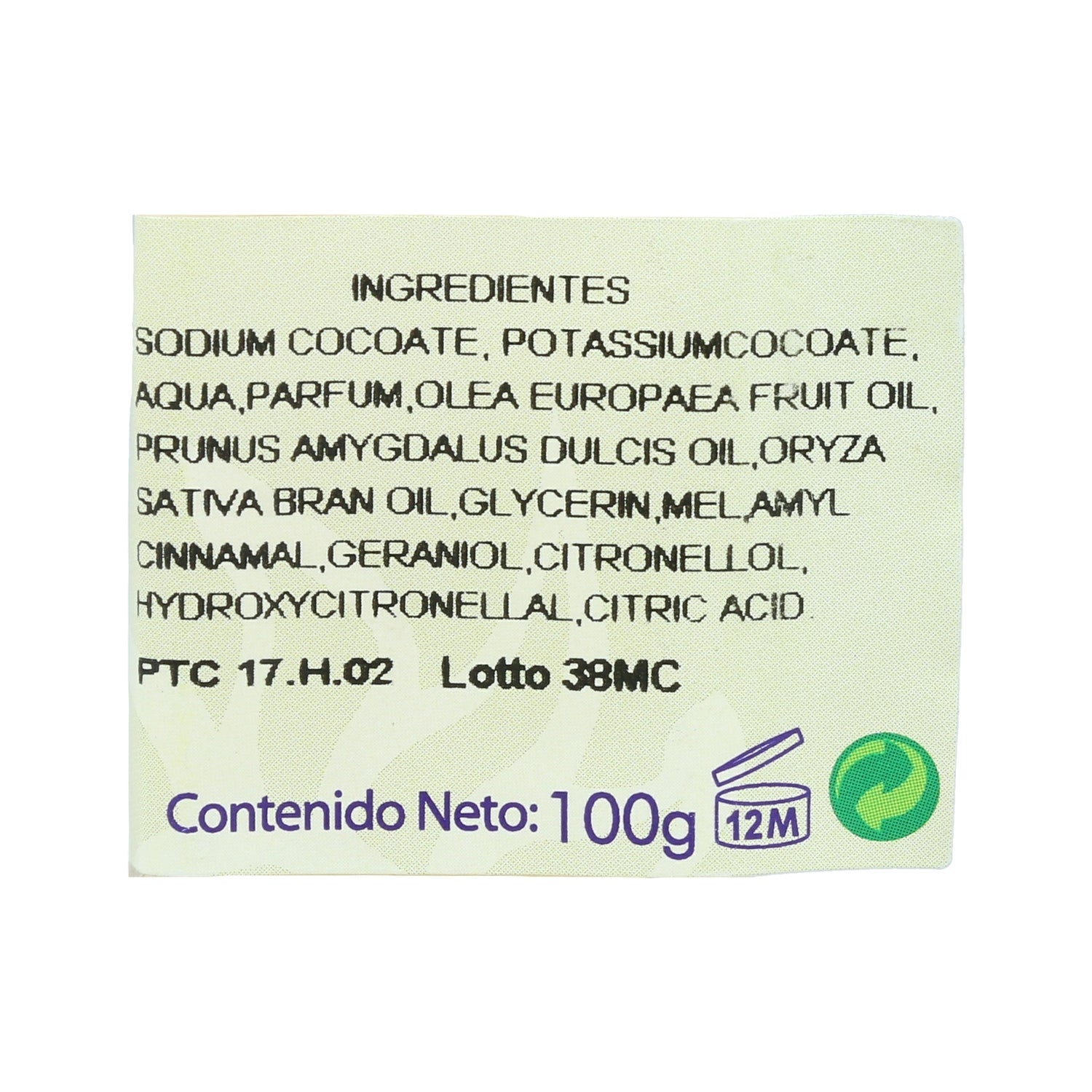 Bifemme Jabón Natural de Glicerina 100 g