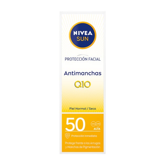 Nive Sun Facial Antimanchas Antiedad Q10 SPF50 50ml