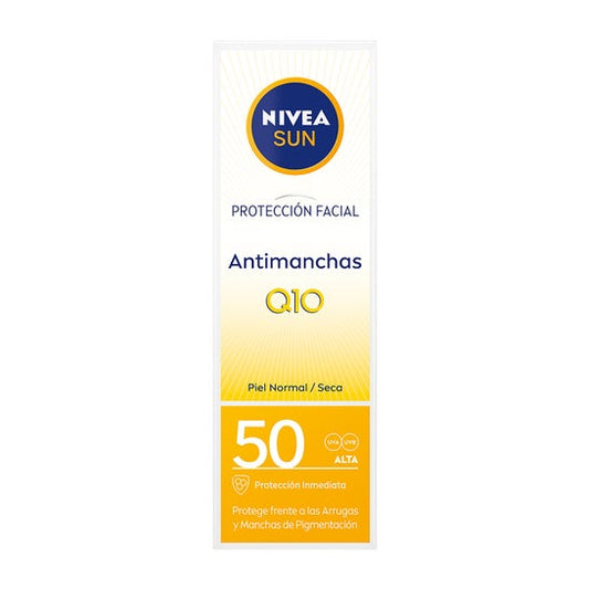 Nive Sun Facial Antimanchas Antiedad Q10 SPF50 50ml
