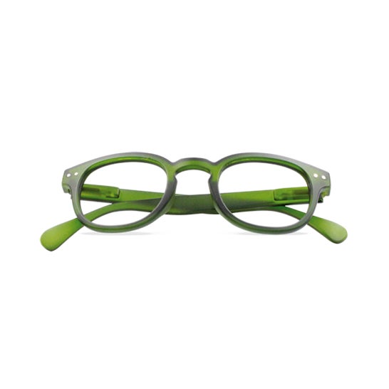 Twins Optical Platinum Retro Gafas Verde +2.50 1ud