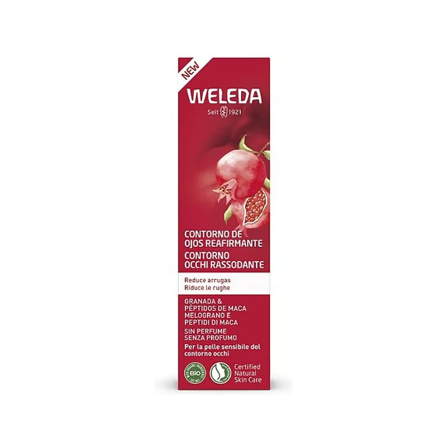 Weleda Contorno de Ojos Reafirmante de Granada y Péptidos de Maca 12ml