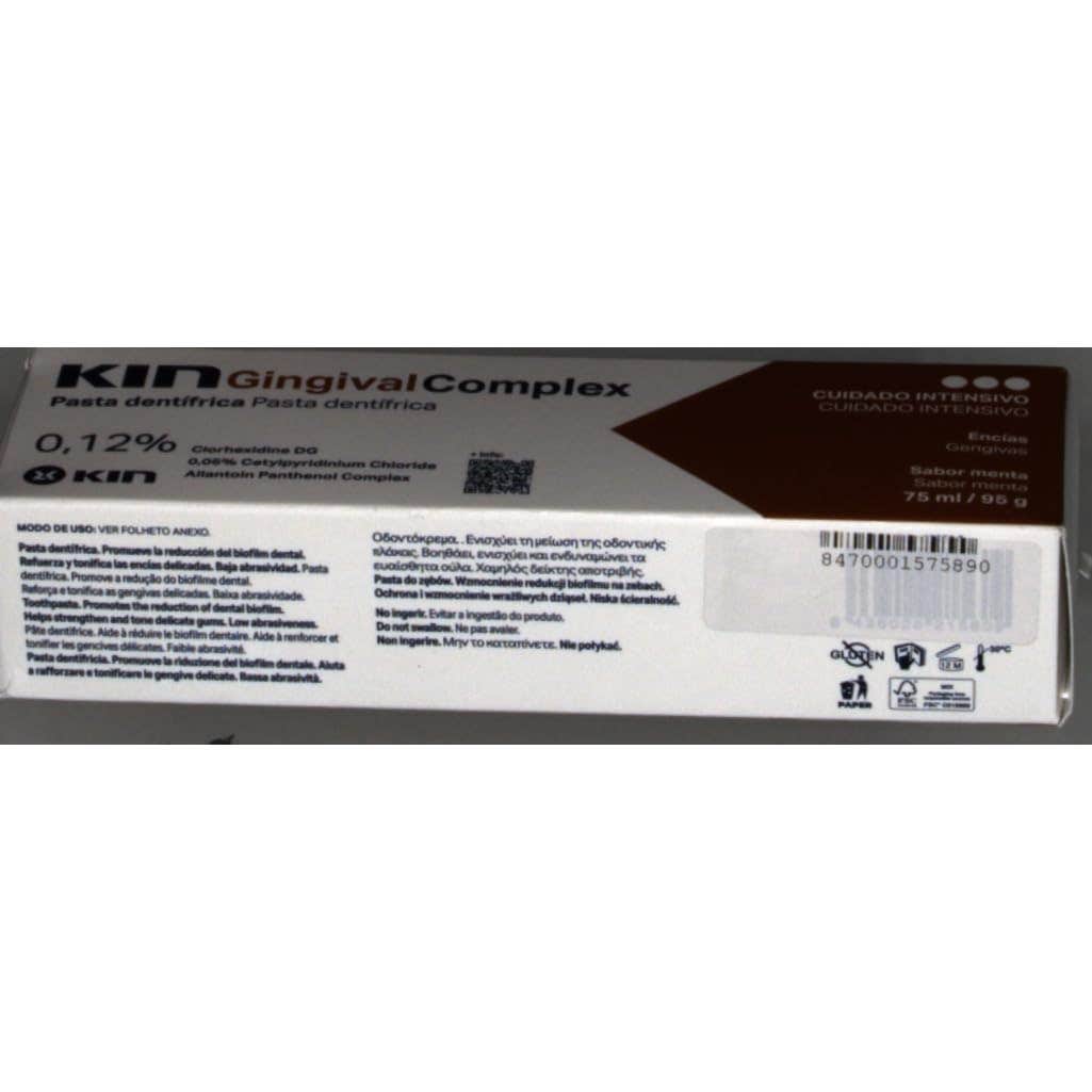 Kin gingival pasta dentífrica 75ml